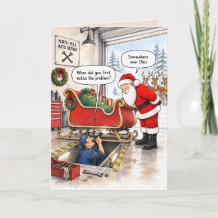 Festividades Cartão de Natal Personalizado e Divertido para Mec