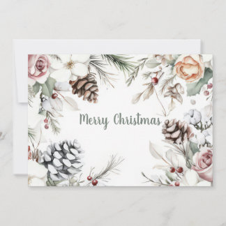 Festividades Cartão de Natal personalizado festivo