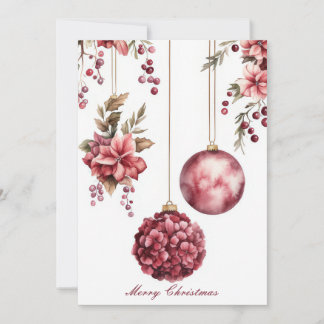 Festividades Cartão de Natal personalizado festivo