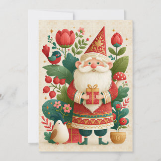 Festividades Cartão de Natal personalizado festivo e fofo