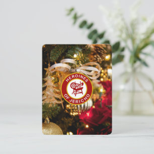 Festividades Cartão de Natal Personalizado HOJ