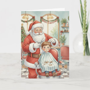 Festividades Cartão de Natal Personalizado para Cabeleireiro