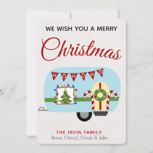 Festividades Cartão de Natal Personalizado para Campanha de F