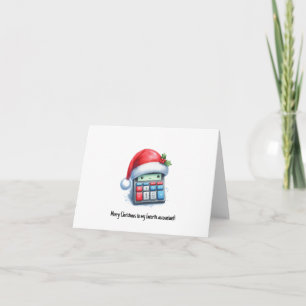 Festividades Cartão de Natal Personalizado para Contador
