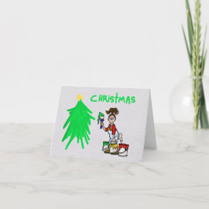 Festividades Cartão de Natal Pincel
