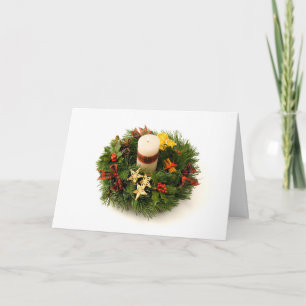 Festividades Cartão de Natal Pine Candle Ring