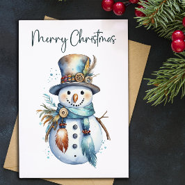 Festividades Cartão de Natal Plano