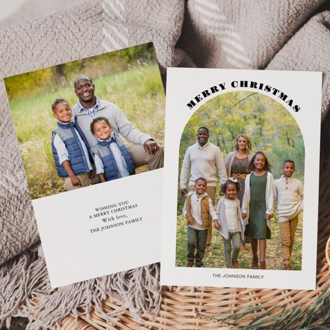 Festividades Cartão de Natal Plano de Natal com Arco (Criador carregado)