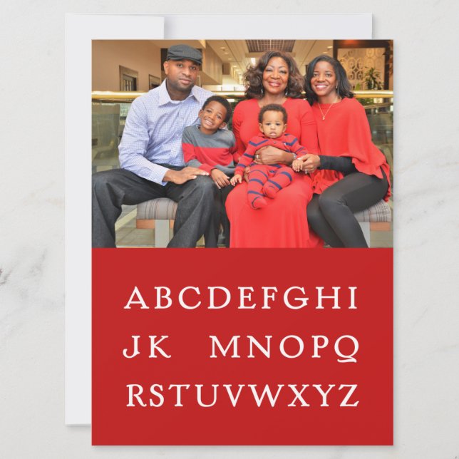 Festividades Cartão de Natal Plano "No L" (Frente)