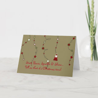 Festividades Cartão de Natal Poem de Natal