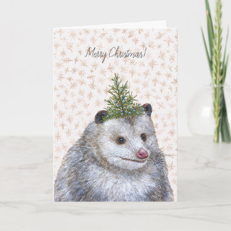 Festividades Cartão de Natal "Possum"