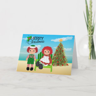 Festividades Cartão de Natal Rag Doll