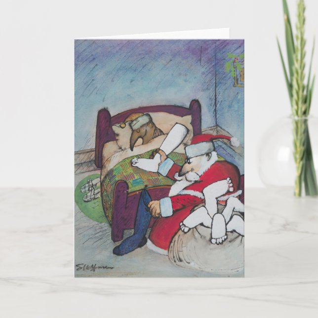 Festividades Cartão de Natal Ralph Steadman (Frente)