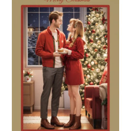 Festividades Cartão de Natal recém-entregue