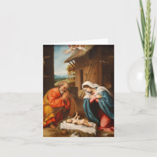 Festividades Cartão de Natal religioso
