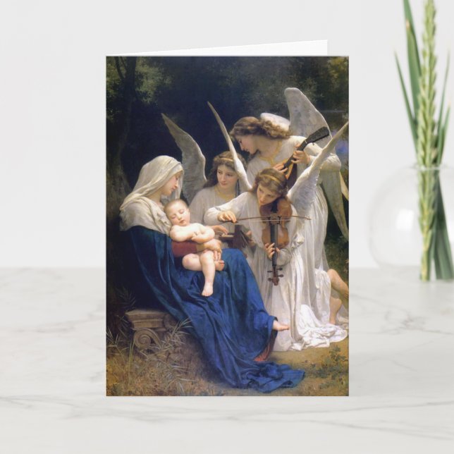 Festividades Cartão de Natal Religioso (Frente)