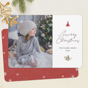Festividades Cartão de Natal Rustic Holiday
