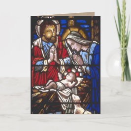 Festividades Cartão de Natal Sagrado