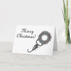 Festividades Cartão de Natal Scorpio