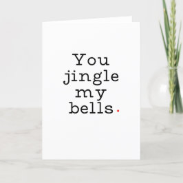 Festividades Cartão de Natal sexy e engraçado