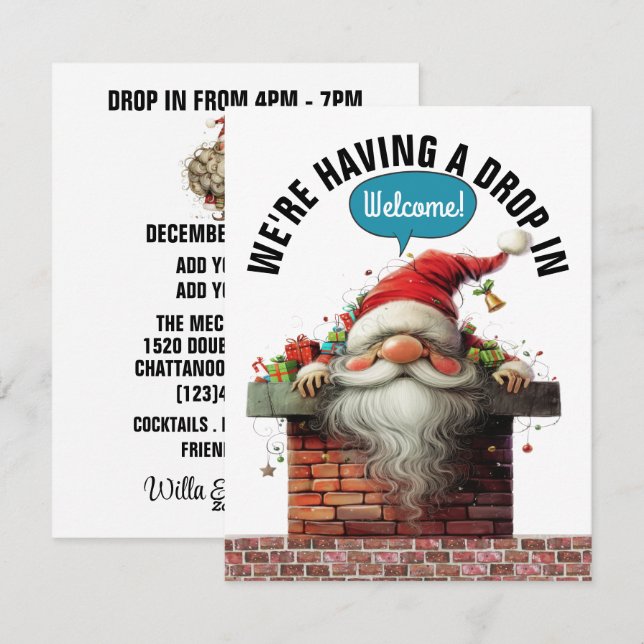 FESTIVIDADES CARTÃO DE NATAL SIMPLES (Frente/Verso)