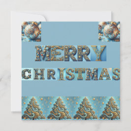 Festividades cartão de Natal simples