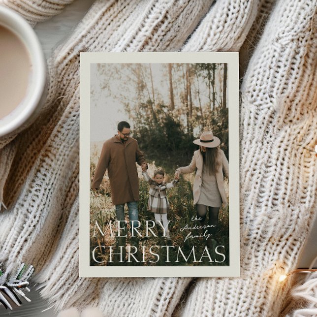 Festividades Cartão de Natal Simplicidade Foto (Criador carregado)