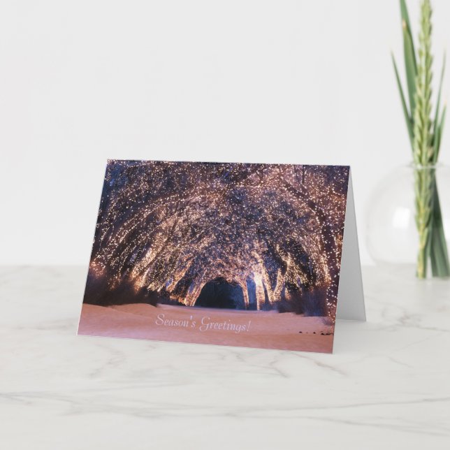 Festividades Cartão de Natal "Sleepwalker Wood (Night)" (Frente)