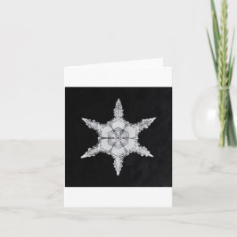 Festividades Cartão de Natal Snowflake 6
