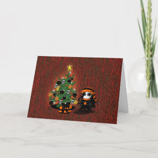 Festividades Cartão de Natal Solitário