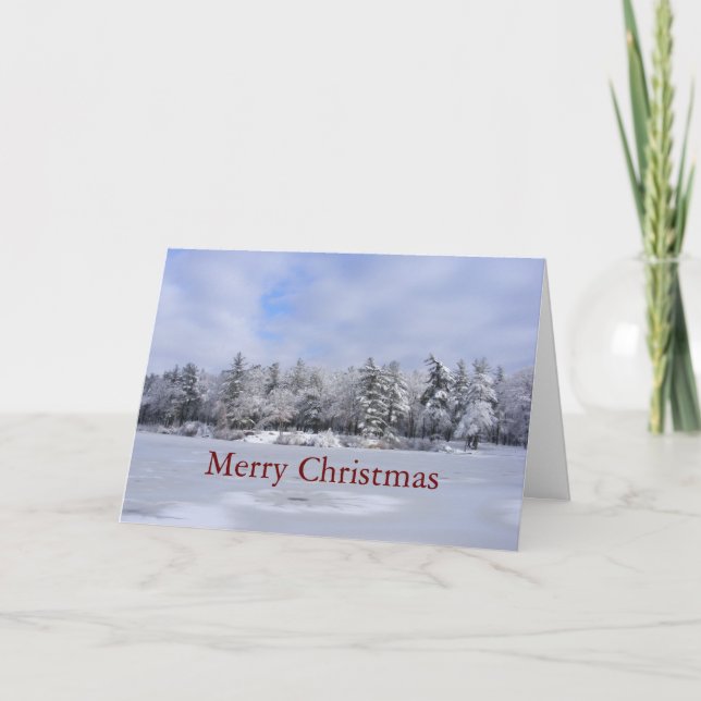 Festividades Cartão de Natal Sticky Snow 34 (Frente)