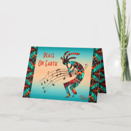 Festividades Cartão de Natal Sudoeste Kokopelli