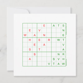 Festividades Cartão de Natal Sudoku - Vimos uma estrela