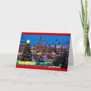 Festividades Cartão de Natal Terrier escocês