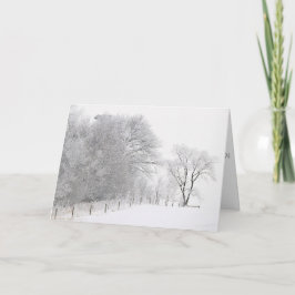 Festividades Cartão de Natal Tranquilidade de Inverno