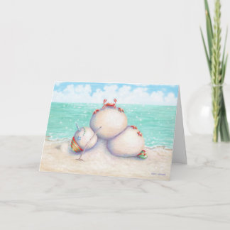 Festividades Cartão de Natal Tropical Yoga