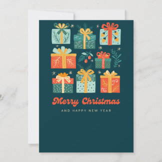 Festividades Cartão de Natal Verde