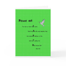 Cartão de Natal Verso bíblia - John 3:16