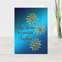 Festividades Cartão de Natal Vizinho