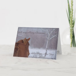Festividades Cartão de Natal "Winter Sorrel"