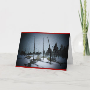 Festividades Cartão de Natal (Yellowstone)