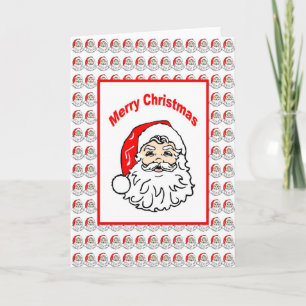 Festividades Cartão de Papais noeis de Natal Personalizado