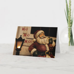 Festividades Cartão de Papais noeis Feliz Natal Vintage