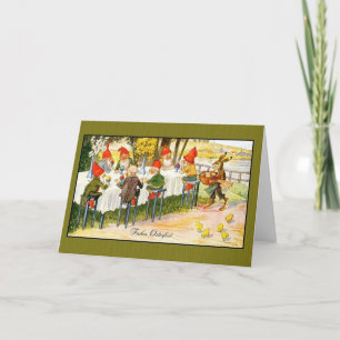 Festividades Cartão de páscoa alemão de Frohes Osterfest do