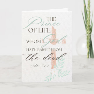 Festividades Cartão de Páscoa com Escrituras Cristãs