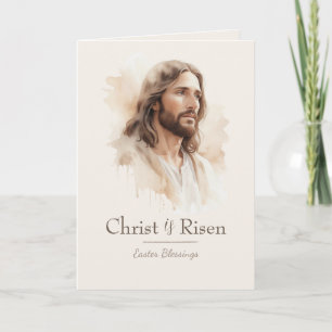 Festividades Cartão de Páscoa Cristão Cristo Ressuscitou Bênção