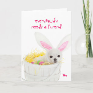 Festividades Cartão de Páscoa de Puppy do Bom Amigo