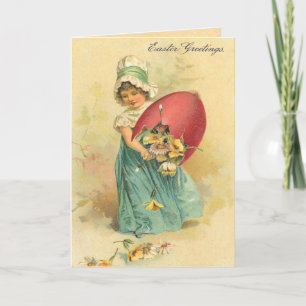 Festividades Cartão de páscoa do vintage