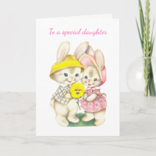Festividades Cartão de Páscoa-Para uma Filha Especial