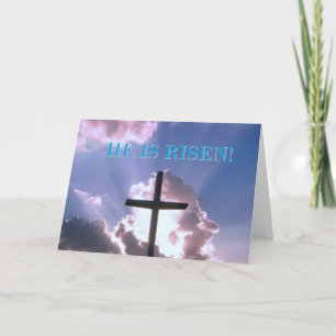 Festividades Cartão de Páscoa Religioso